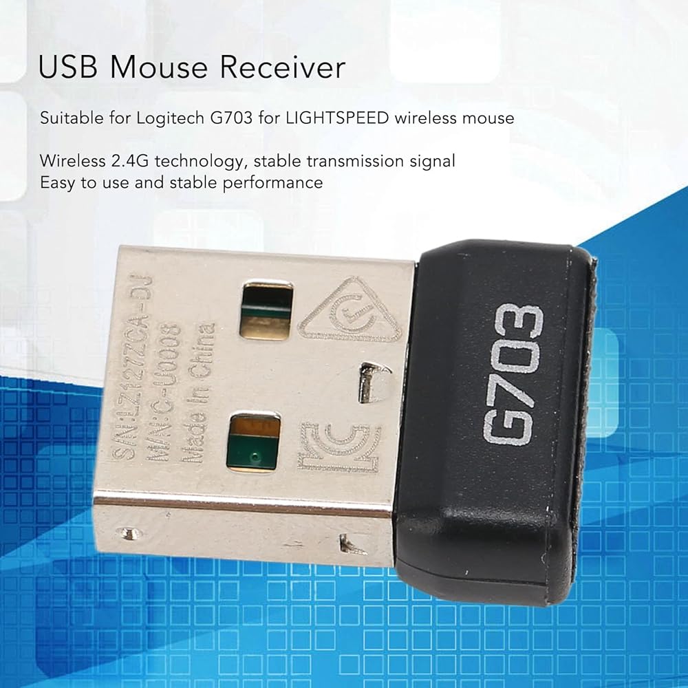 Amazon.com: USB Receiver for Logitech G703 for LIGHTSPEED